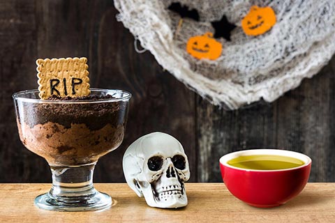 Chocolate Mousse recipe for Halloween