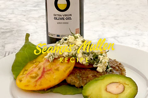 Spiced Lamb burgers with Olive Oil from Spain By Seamus Mullen